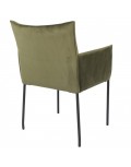 ARMCHAIR DION VELVET OLIVE