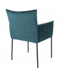 ARMCHAIR DION VELVET PETROL