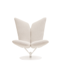 Silla giratoria Angel color blanco