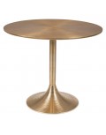 HYPNOTISING ROUND DINING TABLE GOLD