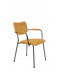 SILLA CON BRAZOS BENSON OCRE