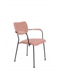 SILLA CON BRAZOS BENSON ROSA